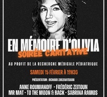 Samedi 15 février 2025: spectacle-hommage à Olivia au Théâtre de l'Etoile du Nord, à l'occasion de la Journée mondiale dédiée aux cancers pédiatriques
